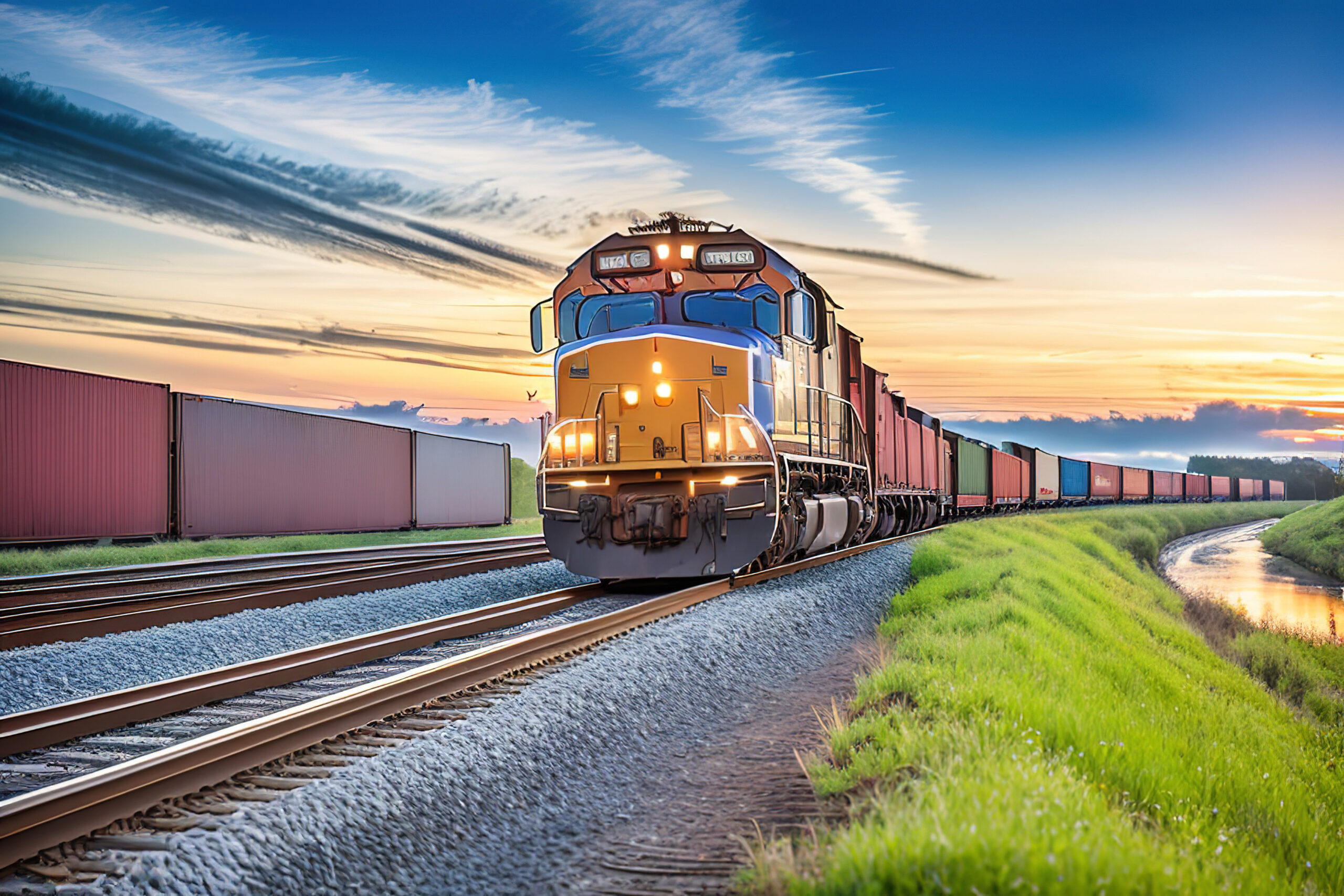 Railroad industry - freight train